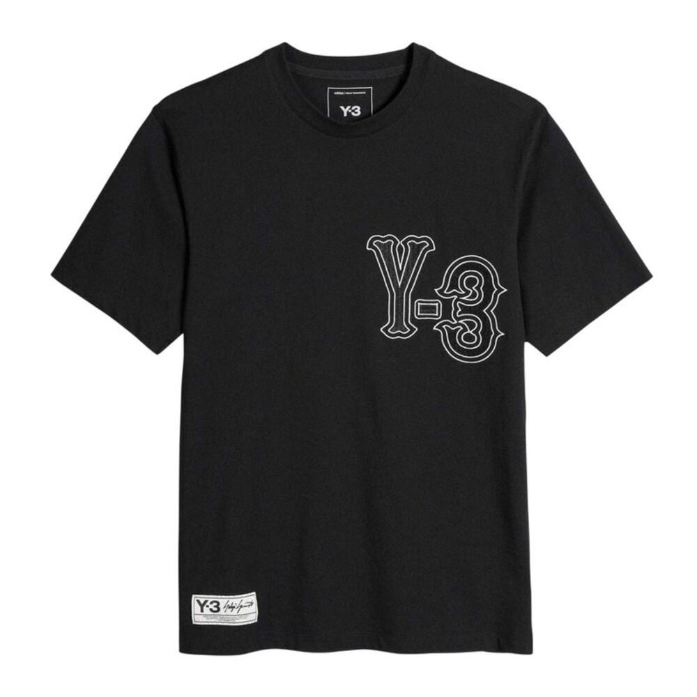 Y-3 Mens Elite 5 Gfx Logo T-Shirt / Black